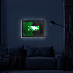 University of North Dakota Backlit LED Wall Sign | NCAA College Team Backlit Acrylic LED Wall Sign