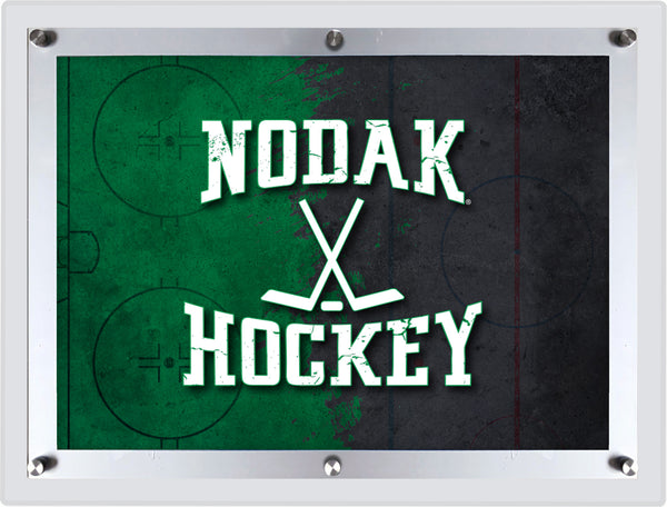 North Dakota Hockey Backlit LED Wall Sign | NCAA College Team Backlit Acrylic LED Wall Sign