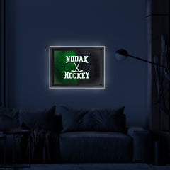 North Dakota Hockey Backlit LED Wall Sign | NCAA College Team Backlit Acrylic LED Wall Sign