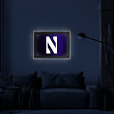 Northwestern University Backlit LED Wall Sign | NCAA College Team Backlit Acrylic LED Wall Sign