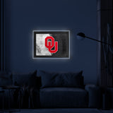 Oklahoma University Backlit LED Wall Sign | NCAA College Team Backlit Acrylic LED Wall Sign