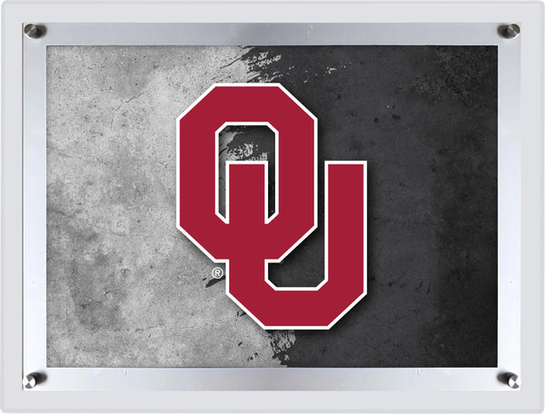 Oklahoma University Backlit LED Wall Sign | NCAA College Team Backlit Acrylic LED Wall Sign