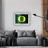 University of Oregon Ducks Backlit LED Wall Sign | NCAA College Team Backlit Acrylic LED Wall Sign