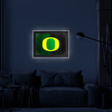 University of Oregon Ducks Backlit LED Wall Sign | NCAA College Team Backlit Acrylic LED Wall Sign