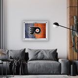 Philadelphia Flyers Backlit LED Sign | NHL Hockey Team Light Up Wall Decor Art