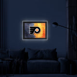 Philadelphia Flyers Backlit LED Sign | NHL Hockey Team Light Up Wall Decor Art