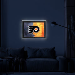 Philadelphia Flyers Backlit LED Sign | NHL Hockey Team Light Up Wall Decor Art
