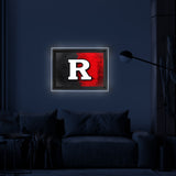 Rutgers Backlit LED Wall Sign | NCAA College Team Backlit Acrylic LED Wall Sign