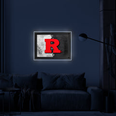 Rutgers Backlit LED Wall Sign | NCAA College Team Backlit Acrylic LED Wall Sign