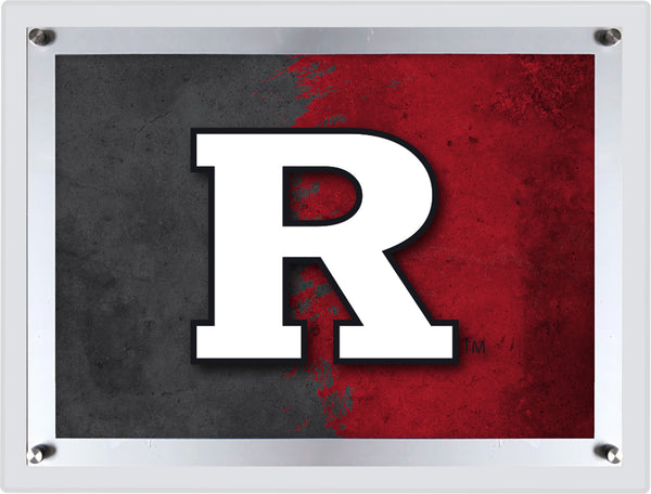 Rutgers Backlit LED Wall Sign | NCAA College Team Backlit Acrylic LED Wall Sign