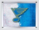 St Louis Blues Backlit LED Sign | NHL Hockey Team Light Up Wall Decor Art