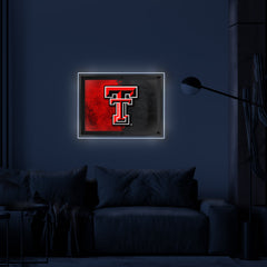 Texas Tech Backlit LED Wall Sign | NCAA College Team Backlit Acrylic LED Wall Sign