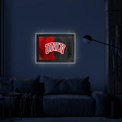 University of Nevada Las Vegas Backlit LED Wall Sign | NCAA College Team Backlit Acrylic LED Wall Sign