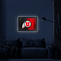 University of Utah Backlit LED Wall Sign | NCAA College Team Backlit Acrylic LED Wall Sign