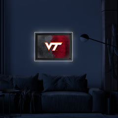 Virginia Tech University Backlit LED Wall Sign | NCAA College Team Backlit Acrylic LED Wall Sign