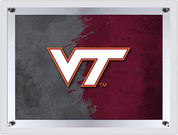 Virginia Tech University Backlit LED Wall Sign | NCAA College Team Backlit Acrylic LED Wall Sign