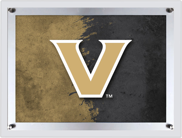 Vanderbilt University Backlit LED Wall Sign | NCAA College Team Backlit Acrylic LED Wall Sign