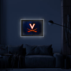 University of Virginia Backlit LED Wall Sign | NCAA College Team Backlit Acrylic LED Wall Sign