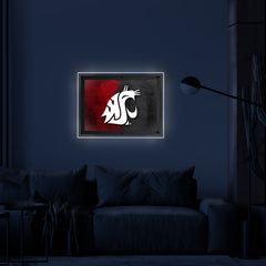 Washington State University Backlit LED Wall Sign | NCAA College Team Backlit Acrylic LED Wall Sign