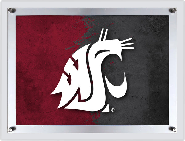 Washington State University Backlit LED Wall Sign | NCAA College Team Backlit Acrylic LED Wall Sign