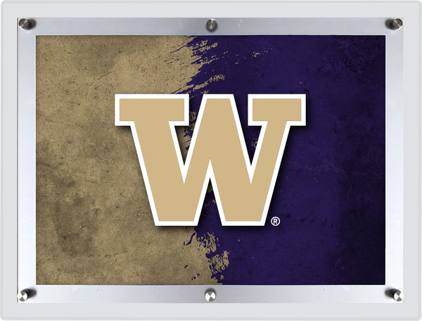 University of Washington Backlit LED Wall Sign | NCAA College Team Backlit Acrylic LED Wall Sign
