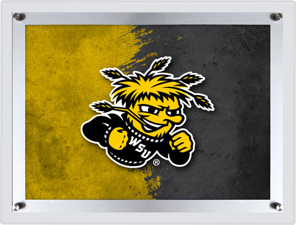 Wichita State University Backlit LED Wall Sign | NCAA College Team Backlit Acrylic LED Wall Sign