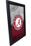 University of Alabama (Script A) Backlit LED Light Up Wall Sign | NCAA College Team Backlit LED Framed Lite Up Wall Decor