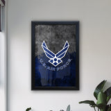 United States Air Force Backlit LED Light Up Wall Sign | United States Air Force Backlit LED Framed Lite Up Wall Decor