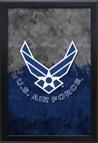 United States Air Force Backlit LED Light Up Wall Sign | United States Air Force Backlit LED Framed Lite Up Wall Decor