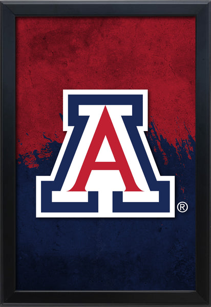 University of Arizona Backlit LED Light Up Wall Sign | NCAA College Team Backlit LED Framed Lite Up Wall Decor