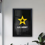 United States Army Backlit LED Light Up Wall Sign | U.S. Army Backlit LED Framed Lite Up Wall Decor