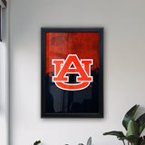 Auburn University Backlit LED Light Up Wall Sign | NCAA College Team Backlit LED Framed Lite Up Wall Decor