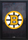 Boston Bruins Backlit LED Light Up Wall Sign | NHL Hockey Team Backlit LED Framed Lite Up Wall Decor Art
