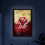 Boston College Backlit LED Light Up Wall Sign | NCAA College Team Backlit LED Framed Lite Up Wall Decor