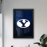 Brigham Young University Backlit LED Light Up Wall Sign | NCAA College Team Backlit LED Framed Lite Up Wall Decor