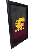 Central Michigan University Backlit LED Light Up Wall Sign | NCAA College Team Backlit LED Framed Lite Up Wall Decor