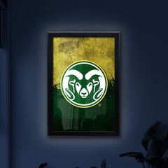 Colorado State University Backlit LED Light Up Wall Sign | NCAA College Team Backlit LED Framed Lite Up Wall Decor