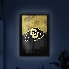 University of Colorado Backlit LED Light Up Wall Sign | NCAA College Team Backlit LED Framed Lite Up Wall Decor