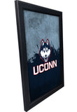 University of Connecticut Huskies Backlit LED Light Up Wall Sign | NCAA College Team Backlit LED Framed Lite Up Wall Decor