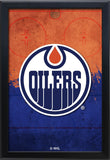 Edmonton Oilers Backlit LED Light Up Wall Sign | NHL Hockey Team Backlit LED Framed Lite Up Wall Decor Art