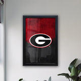 University of Georgia (G) Backlit LED Light Up Wall Sign | NCAA College Team Backlit LED Framed Lite Up Wall Decor