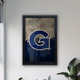 Georgetown University Backlit LED Light Up Wall Sign | NCAA College Team Backlit LED Framed Lite Up Wall Decor