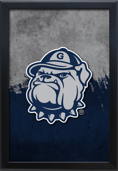 Georgetown University Backlit LED Light Up Wall Sign | NCAA College Team Backlit LED Framed Lite Up Wall Decor