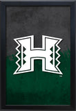 University of Hawaii Backlit LED Light Up Wall Sign | NCAA College Team Backlit LED Framed Lite Up Wall Decor