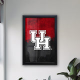 University of Houston Backlit LED Light Up Wall Sign | NCAA College Team Backlit LED Framed Lite Up Wall Decor