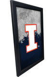 University of Illinois Backlit LED Light Up Wall Sign | NCAA College Team Backlit LED Framed Lite Up Wall Decor