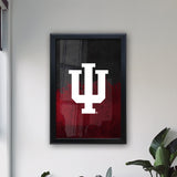 Indiana University Backlit LED Light Up Wall Sign | NCAA College Team Backlit LED Framed Lite Up Wall Decor