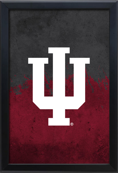 Indiana University Backlit LED Light Up Wall Sign | NCAA College Team Backlit LED Framed Lite Up Wall Decor