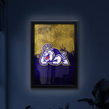 James Madison University Backlit LED Light Up Wall Sign | NCAA College Team Backlit LED Framed Lite Up Wall Decor