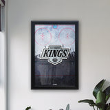 Los Angeles Kings Backlit LED Light Up Wall Sign | NHL Hockey Team Backlit LED Framed Lite Up Wall Decor Art